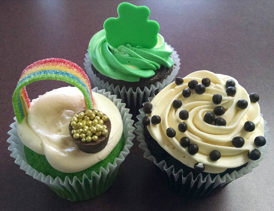 St. Patrick's Cupcakes