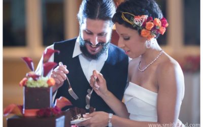 Brandi & John’s Chocolate Wedding Cake