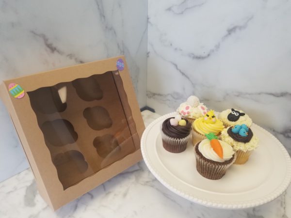 Easter Basket Buddies Cupcakes - Box of 6 - Image 2
