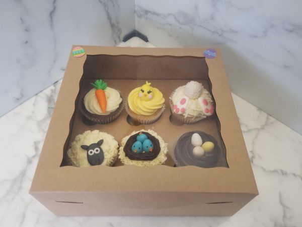 Easter Basket Buddies Cupcakes - Box of 6 - Image 3