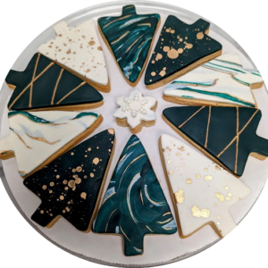 "All Spruced Up" Sugar Cookies - Platter of 10