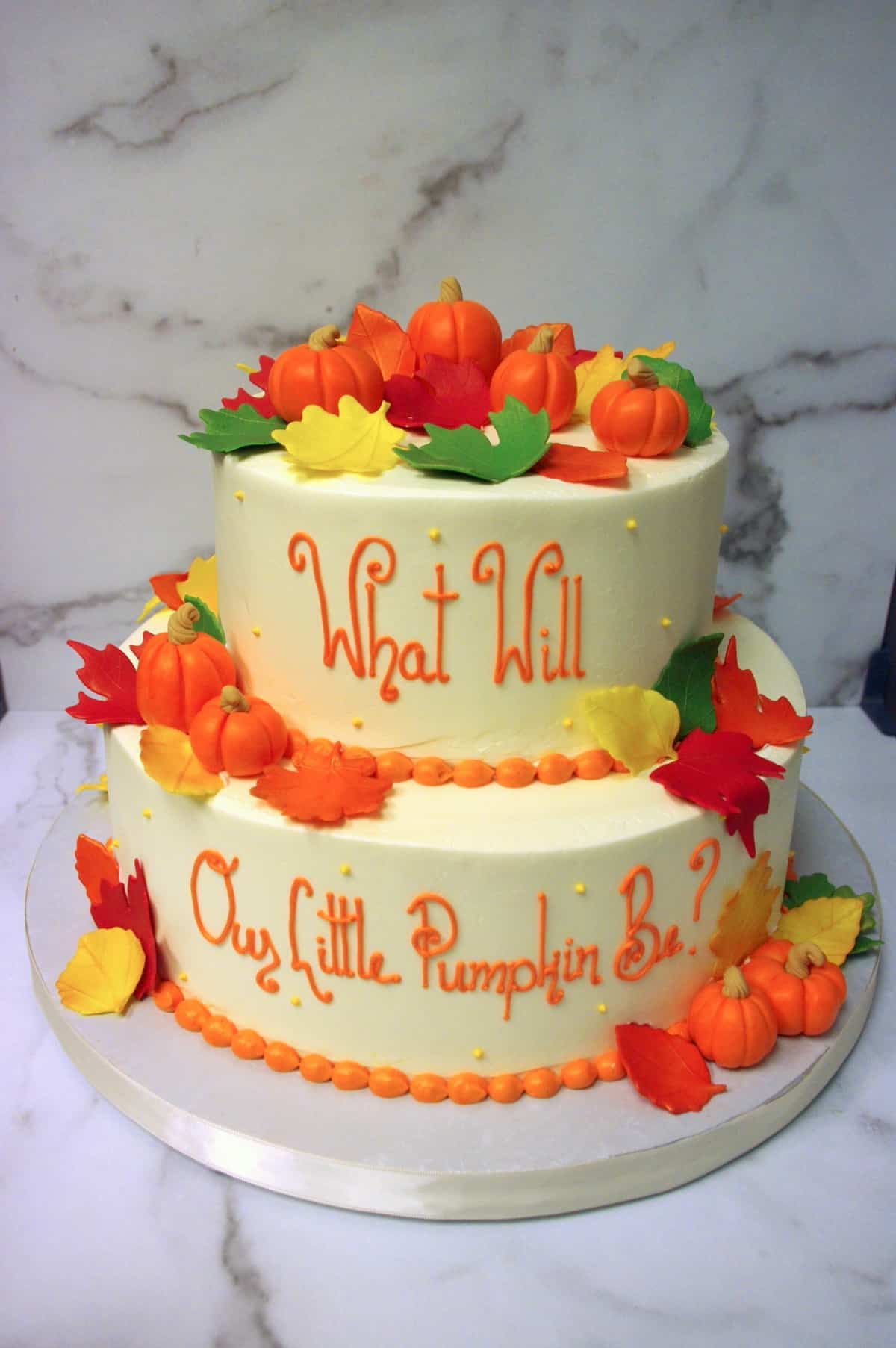 (253) Pumpkin Themed Gender Reveal