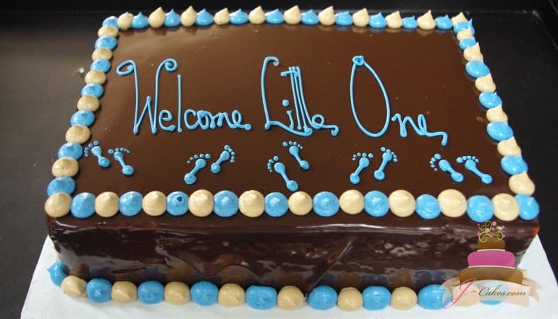 (208) Standard Baby Shower Cake
