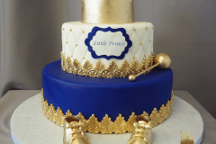 (248) Little Prince Baby Shower Cake