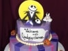 (214) Nightmare Before Christmas Baby Shower Cake