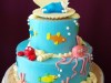 (216) Under the Sea Baby Shower Cake