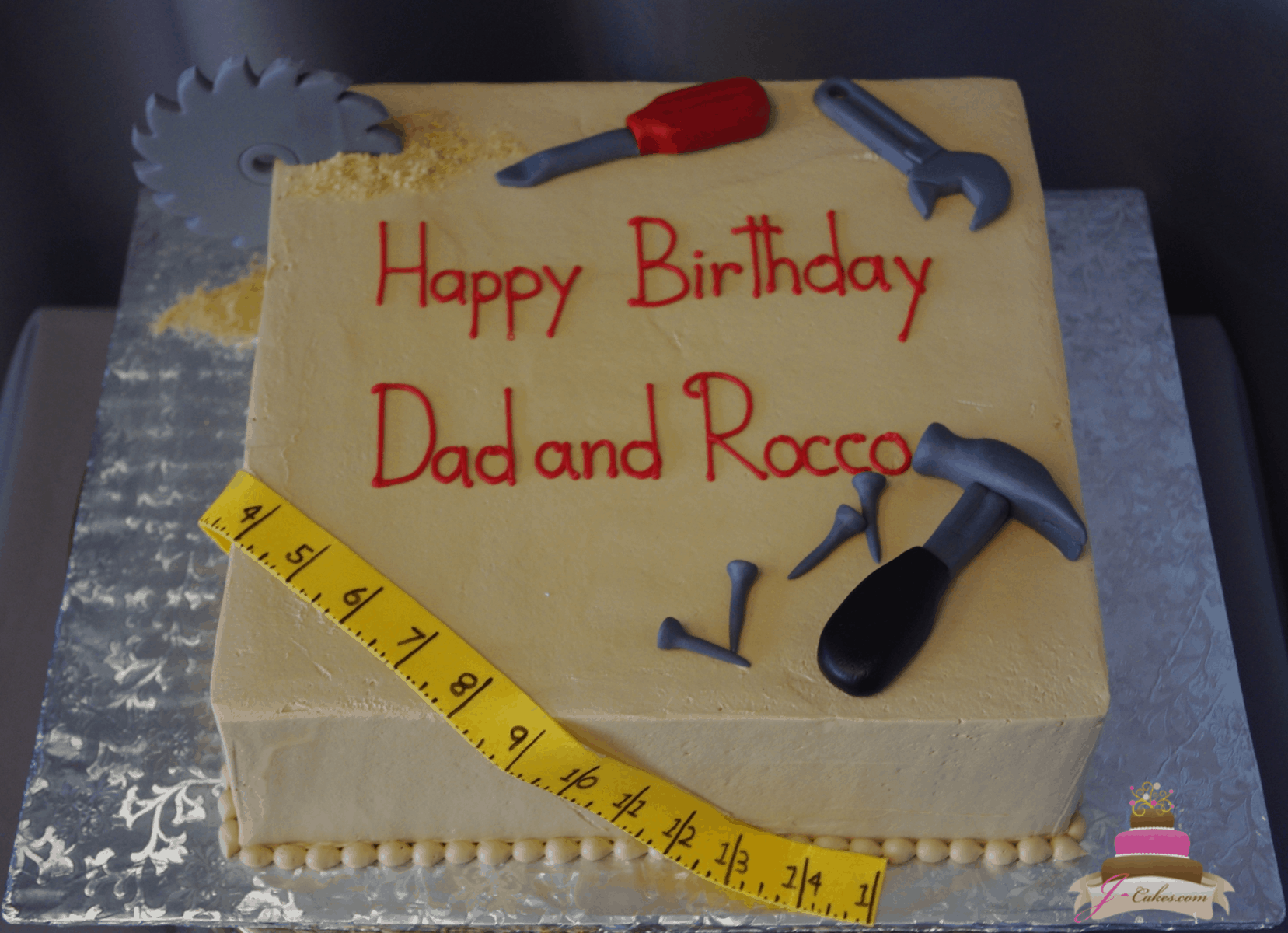 (196) Woodworking Cake
