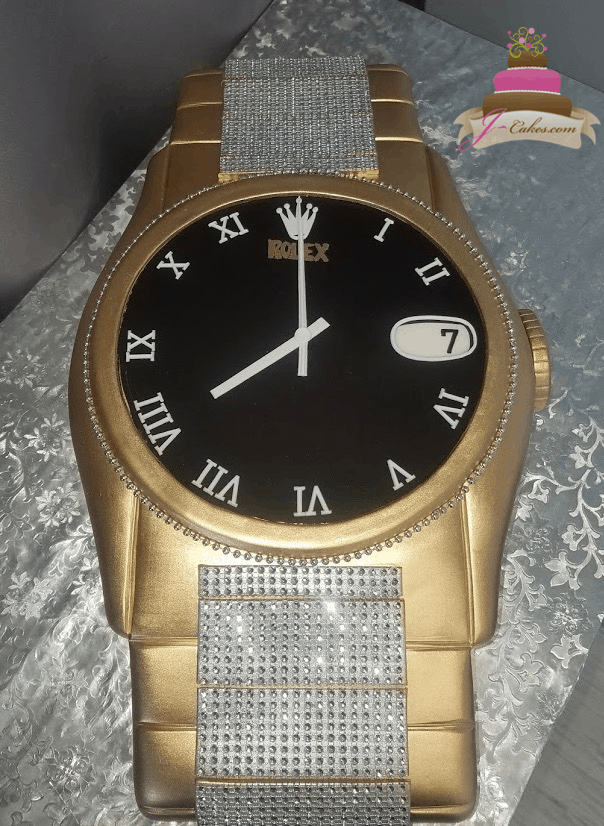 (205) 3D Rolex Cake