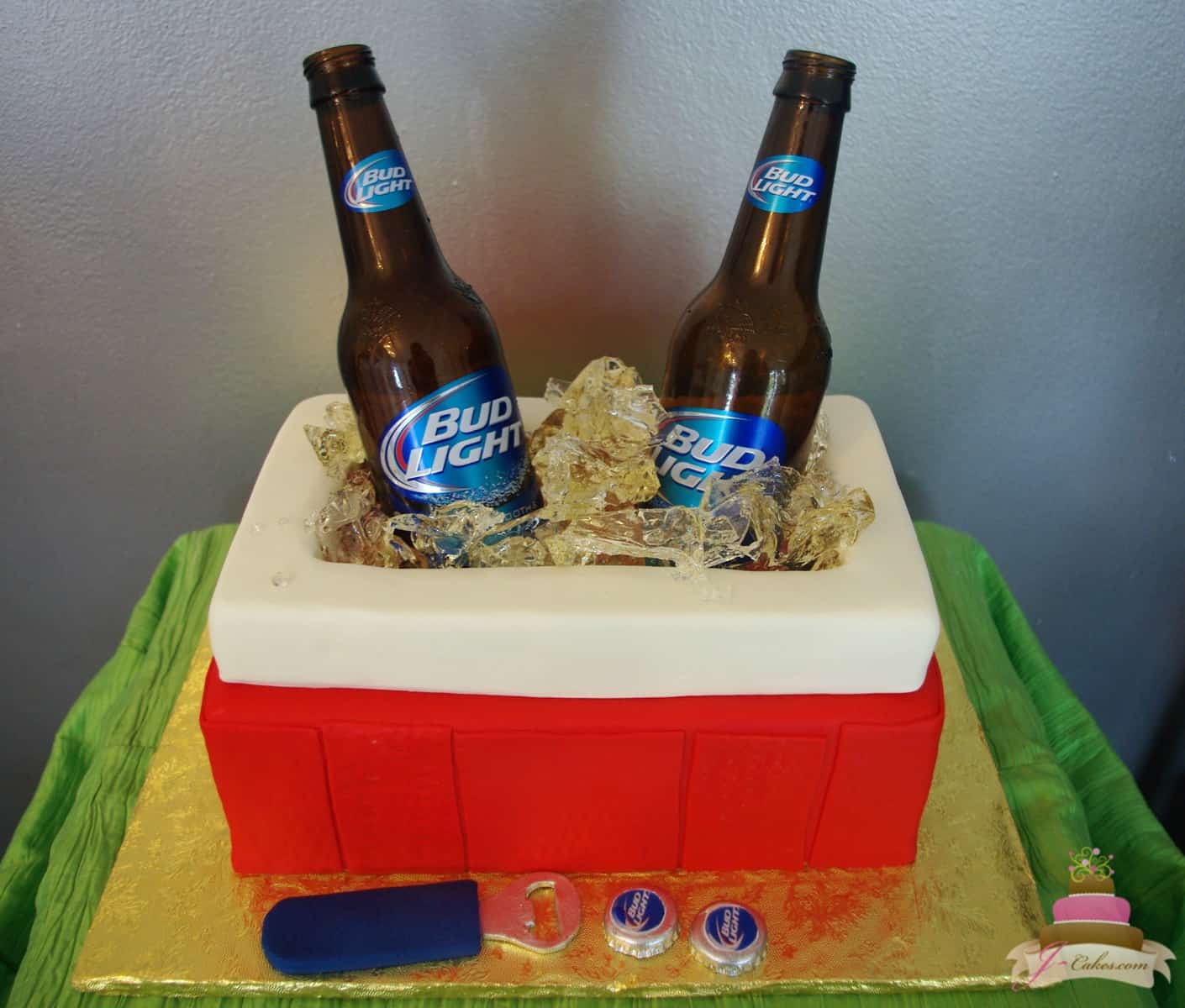 (160) Cooler Birthday Cake