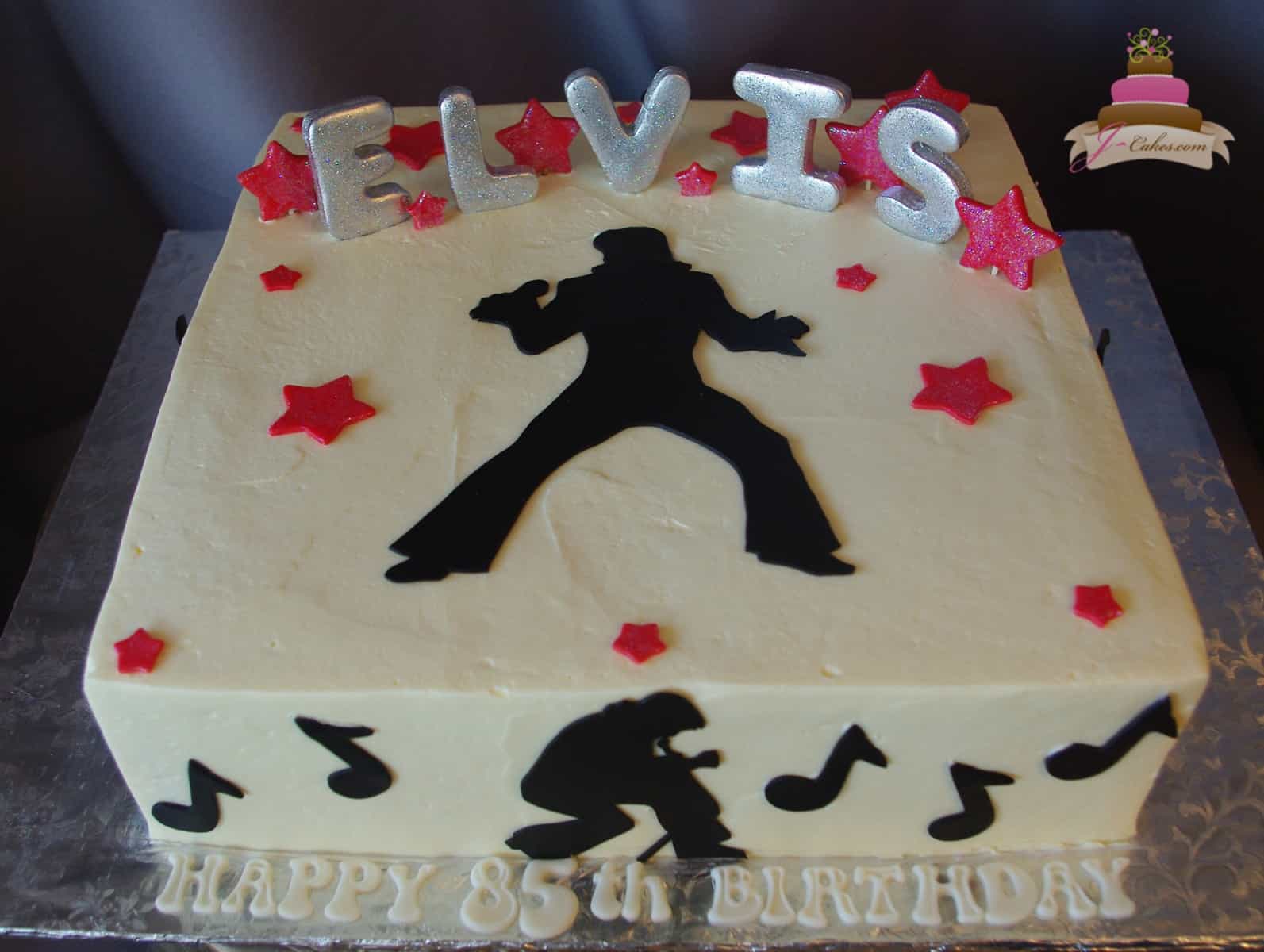 (166) Elvis Birthday Cake