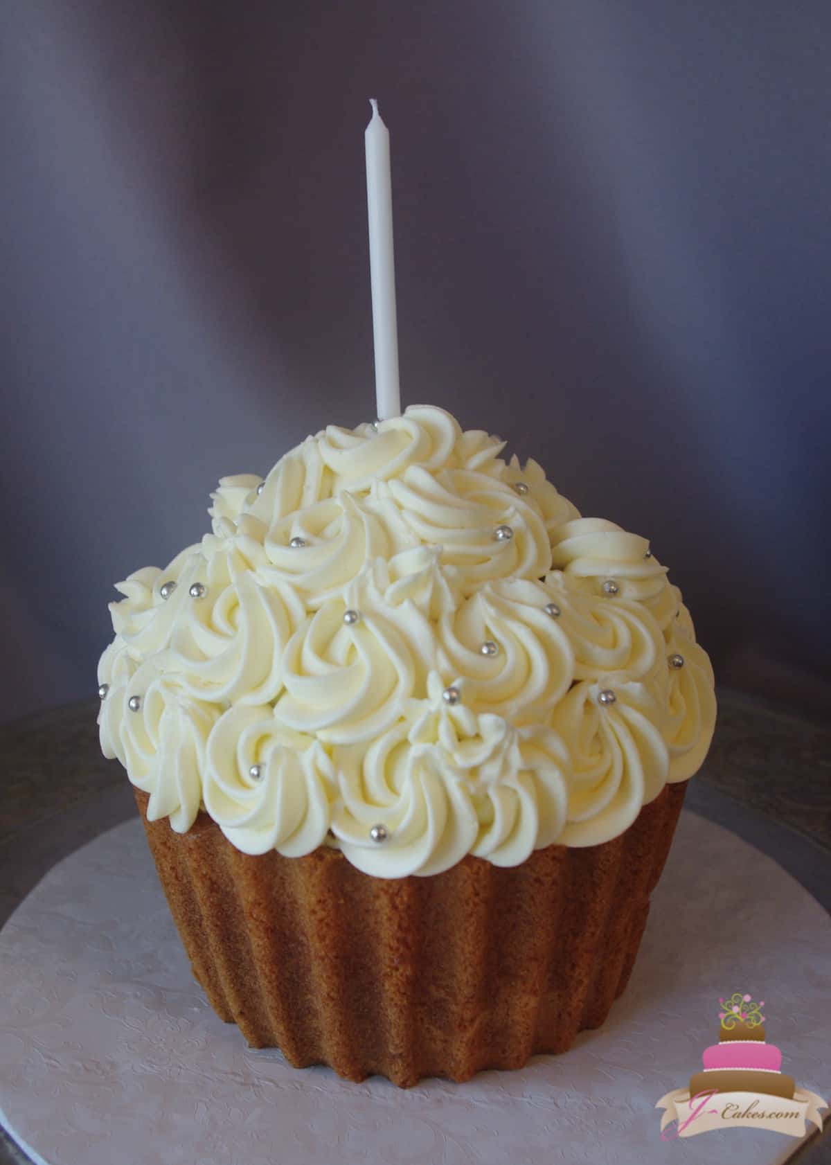 (173) Giant Birthday Cupcake