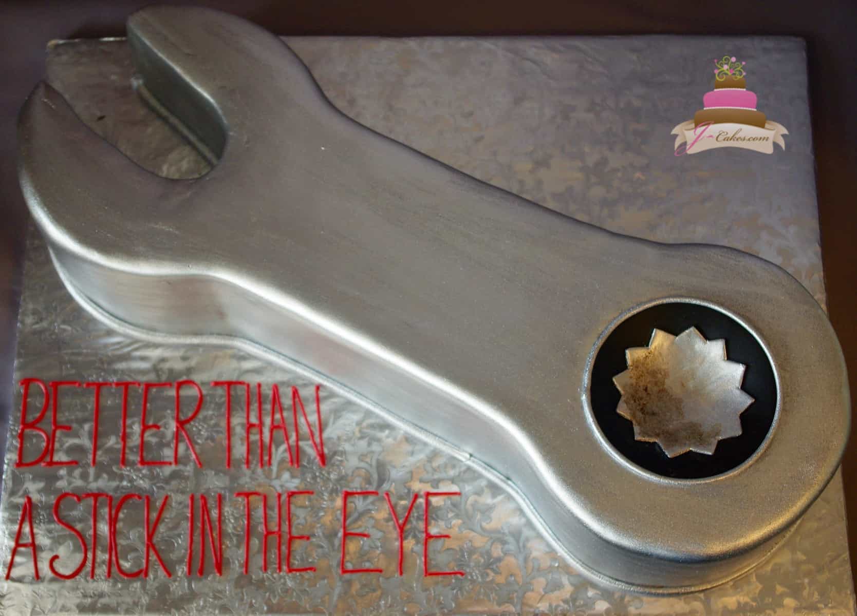 (177) Wrench Birthday Cake