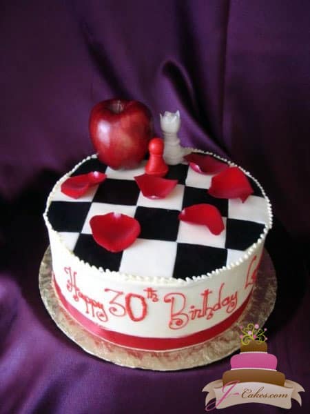 (156) Twilight Theme Birthday Cake