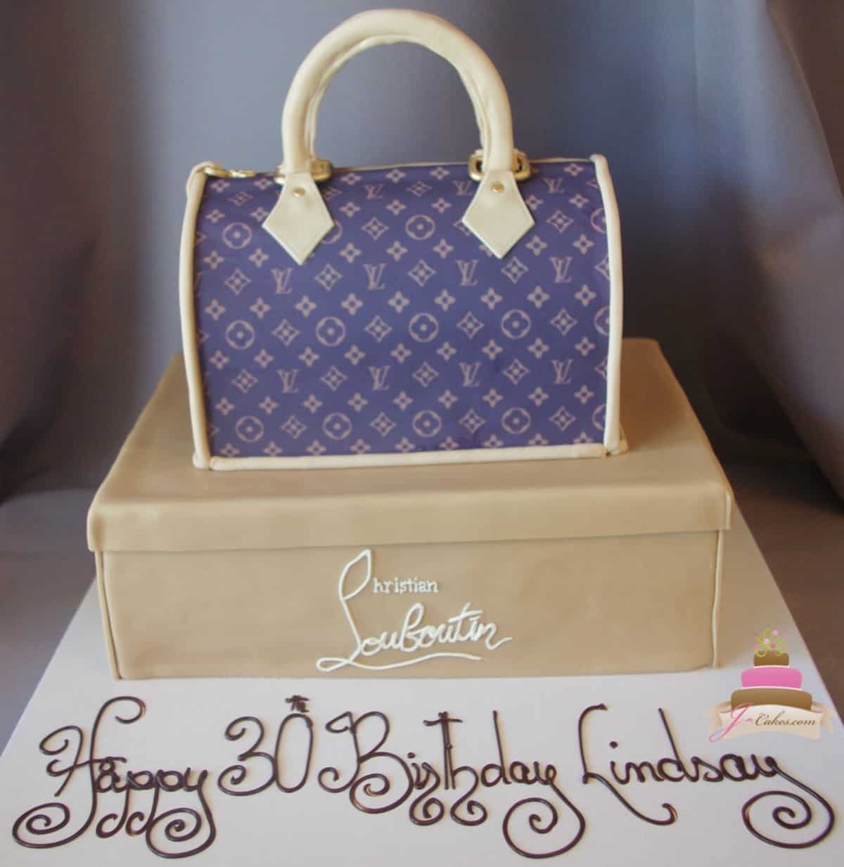 Lily Cakes - Louis Vuitton birthday cake!