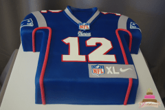 (187) Patriots Jersey Cake