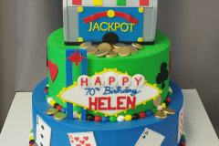 (203) Slot Machine Tiered Cake