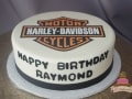 (174) Harley Davidson Birthday Cake