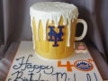 (175) Beer Mug Birthday Cake