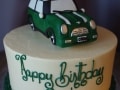 (184) 3D Mini Cooper Birthday Cake