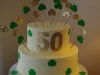 (117) Shamrock 50th Birthday Cake
