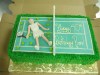 (128) Tennis Court Birthday Cake