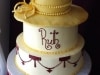 (136) Elegant Hat Birthday Cake
