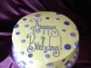 (155) Polka Dot Birthday Cake