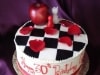 (156) Twilight Theme Birthday Cake