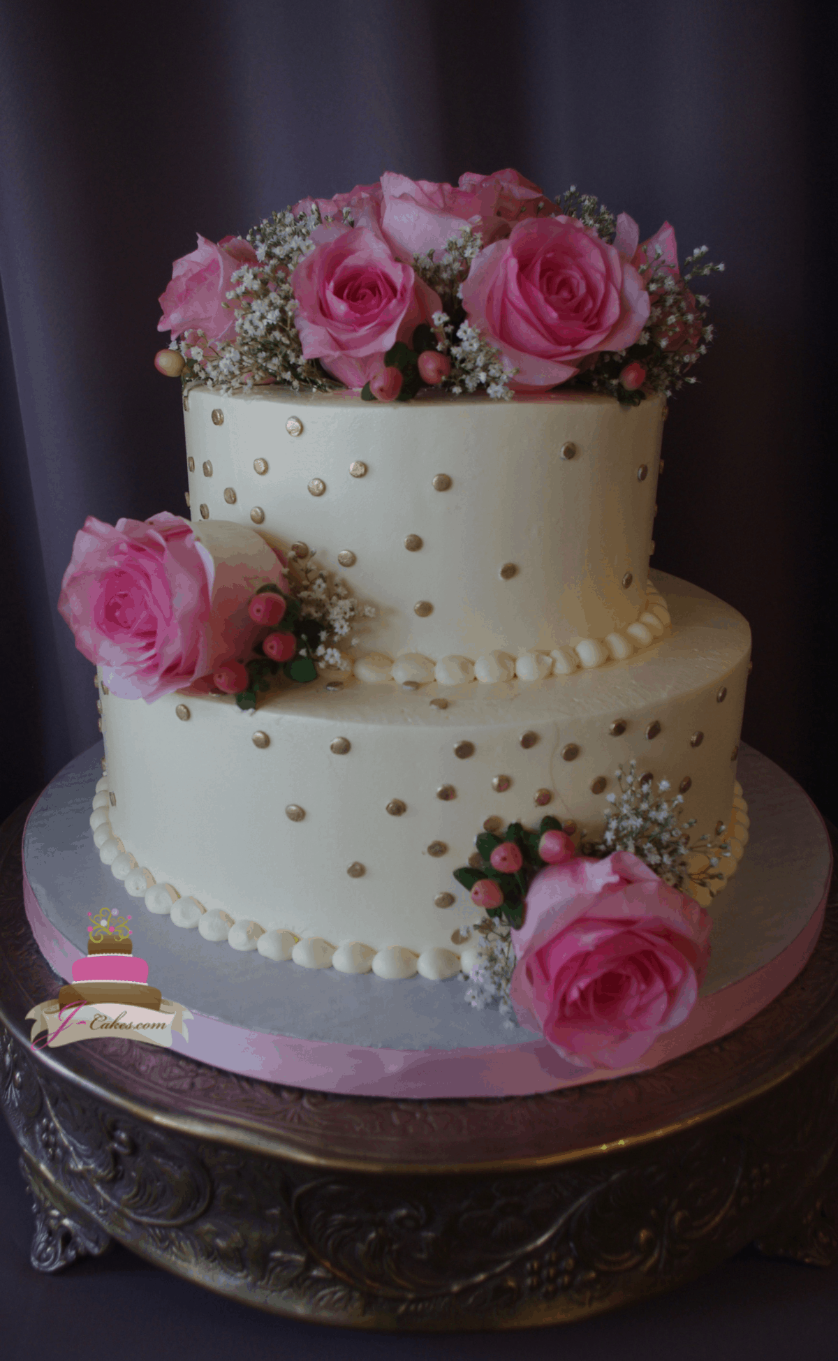 (321) Gold Dot Cake
