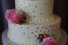 (321) Gold Dot Cake