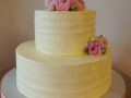 (314) Textured Bridal Shower Cake