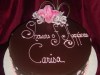 (302) Polka Dot Bridal Shower Cake