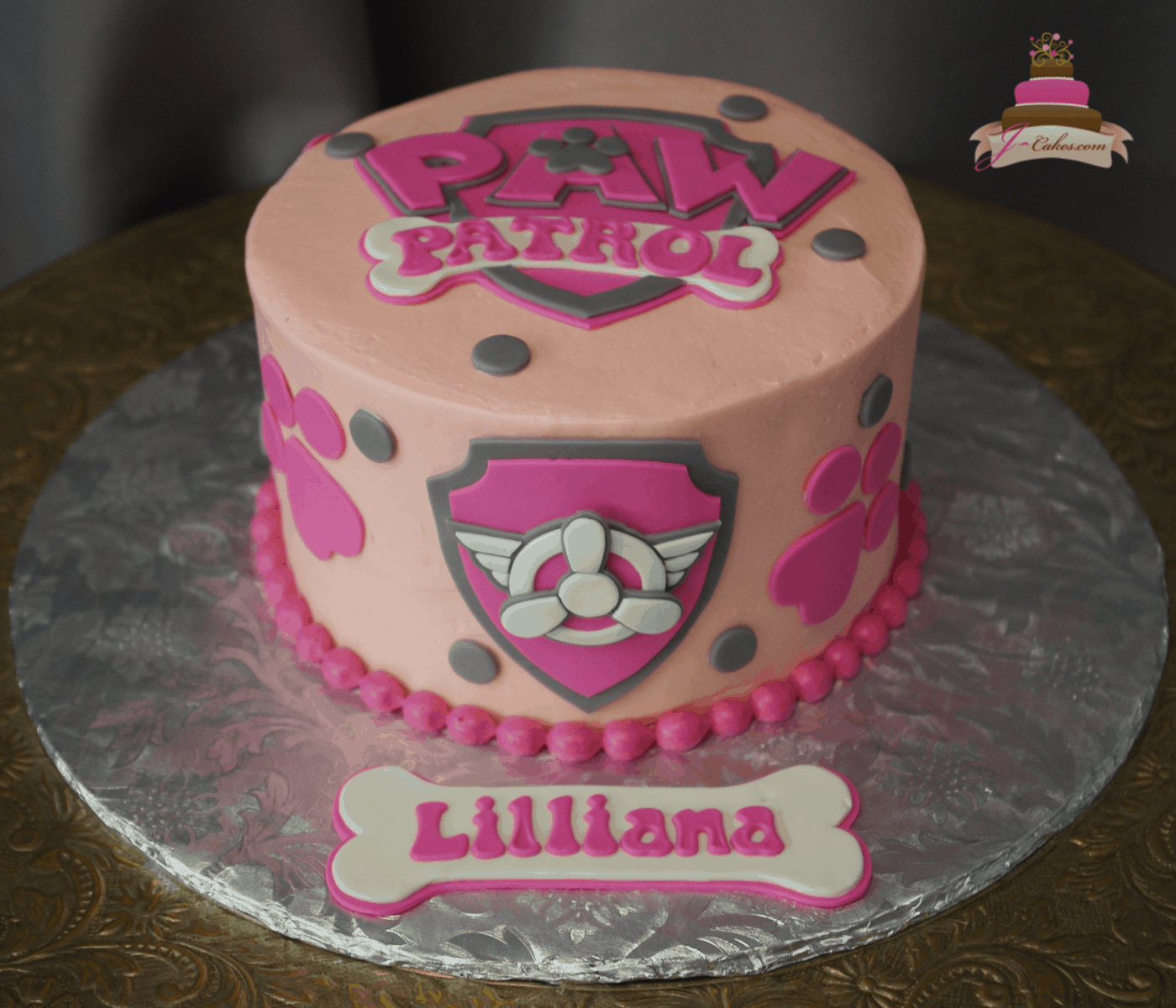 (529) Paw Patrol Skye Cake