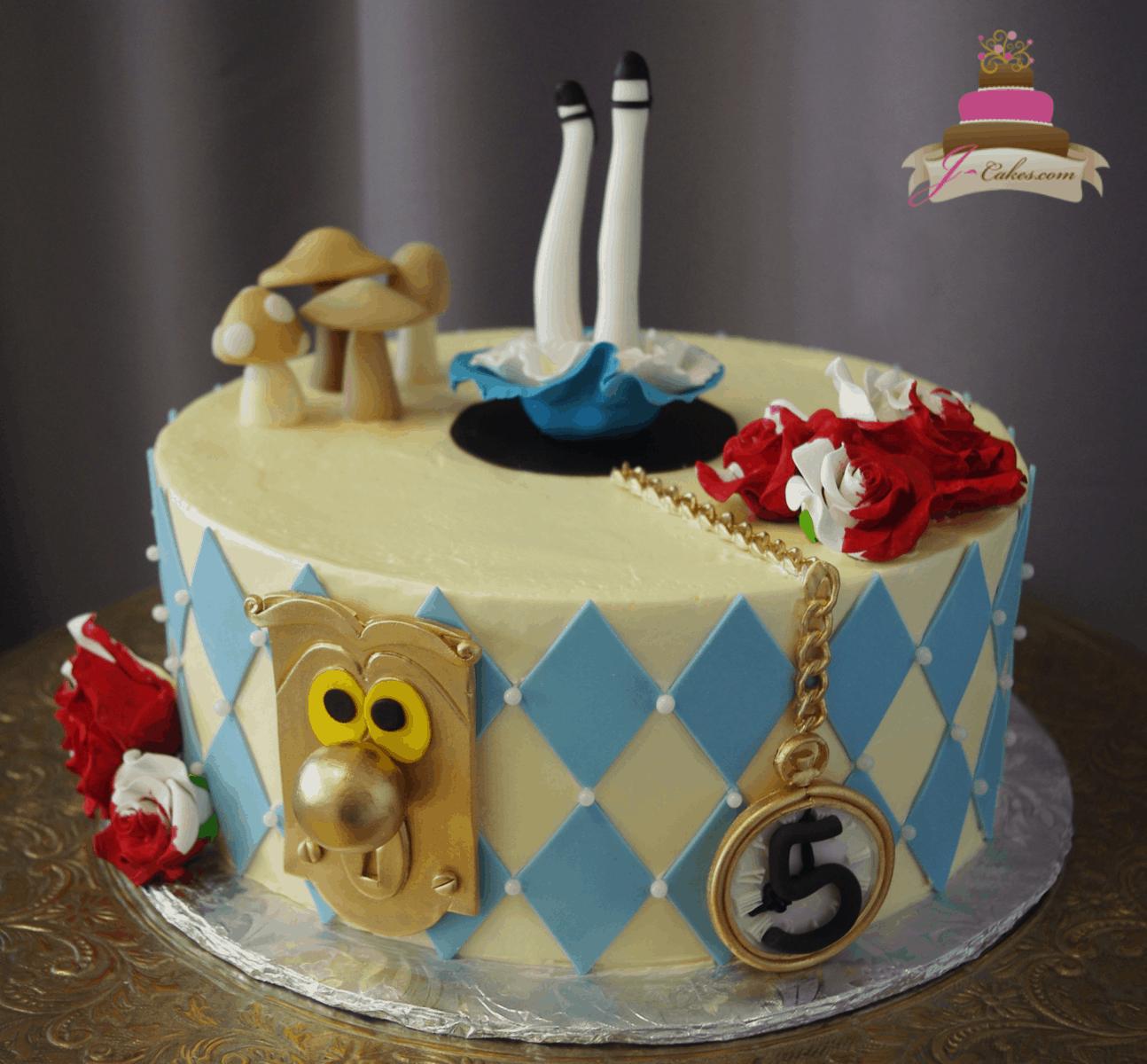 (543) Alice in Wonderland Cake