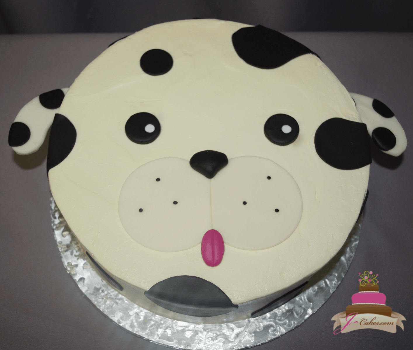 (534) Puppy Face Cake