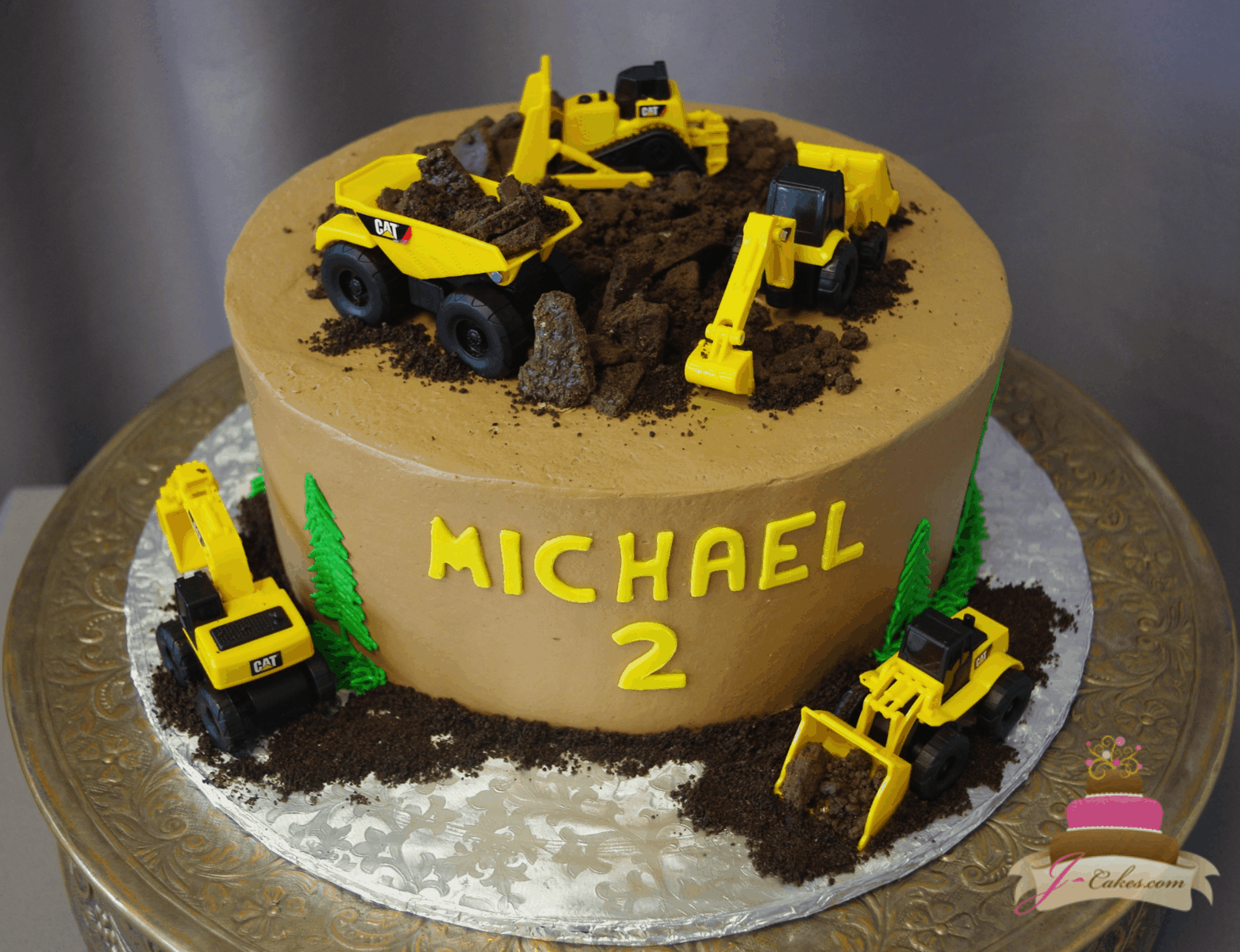 (544) Construction Cake