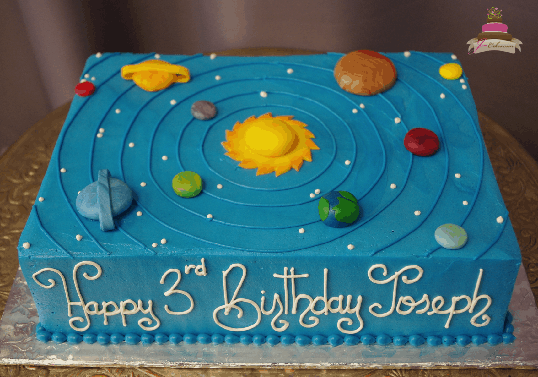 (567) Solar System Sheet Cake