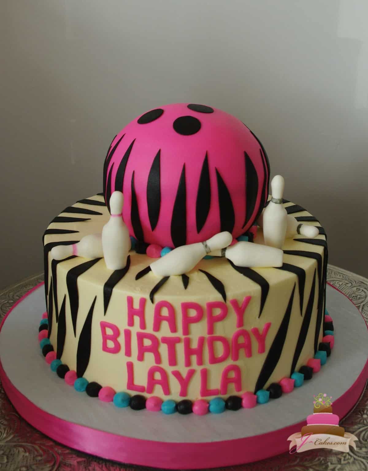 (474) Bowling Ball Cake