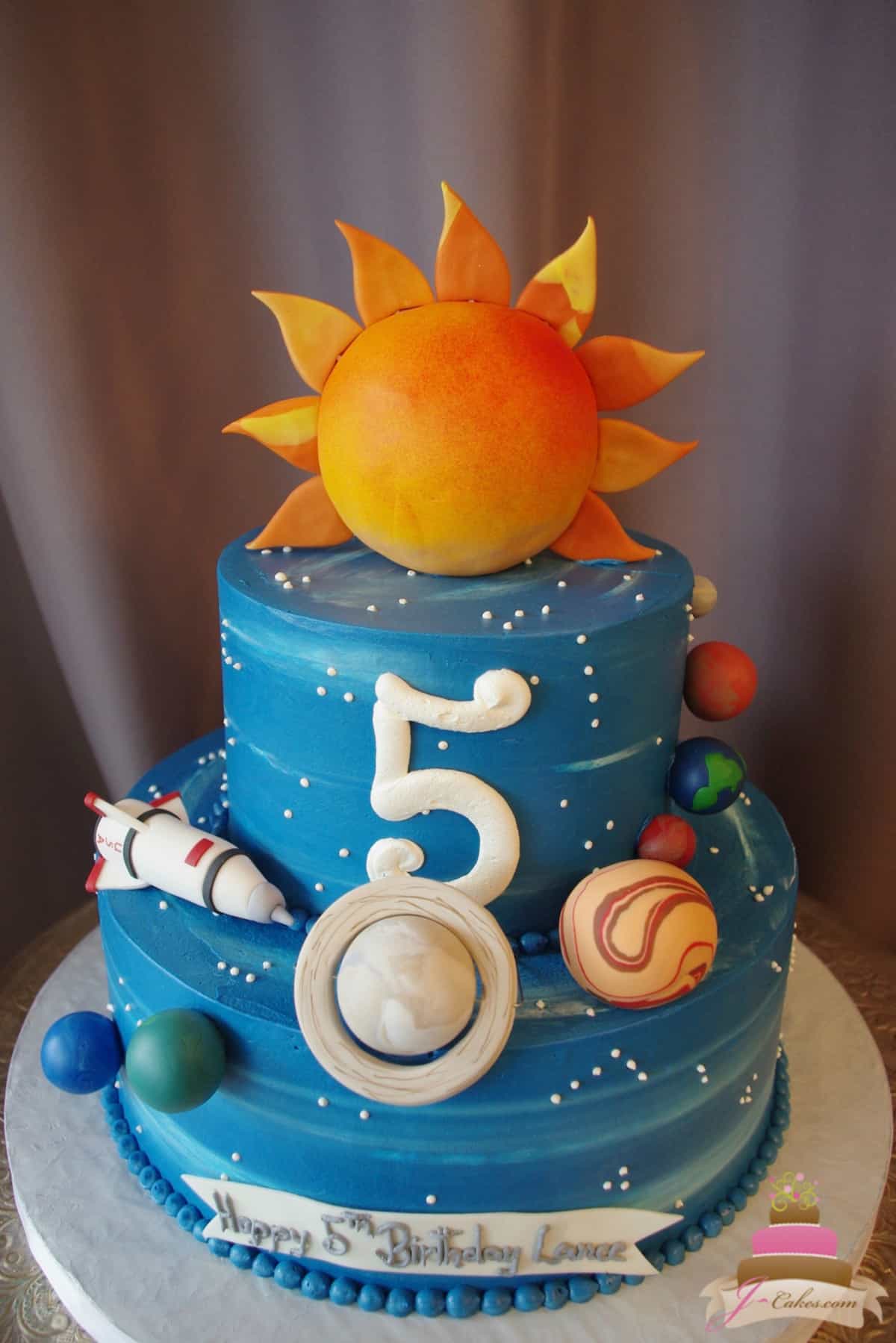 (492) Solar System Theme Cake