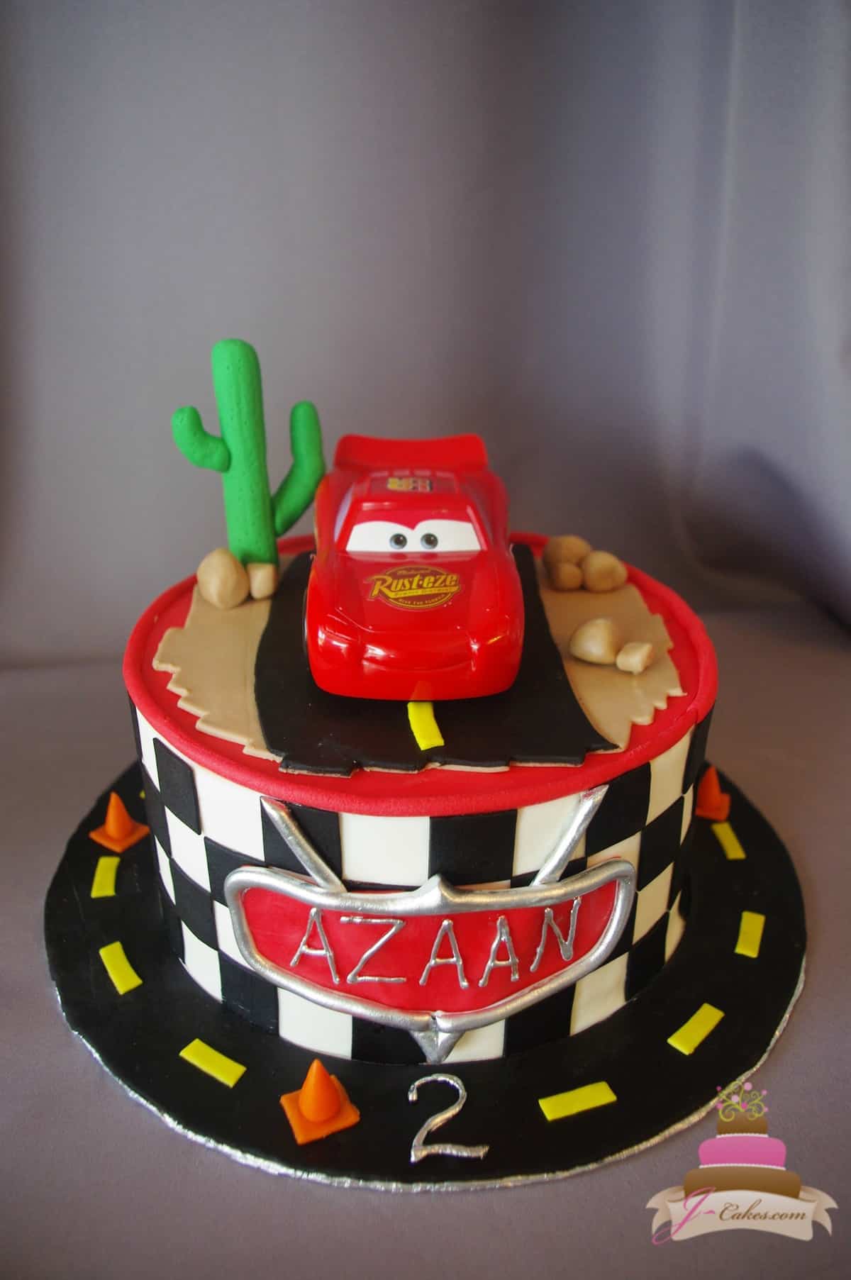 (506) Cars Theme Cake