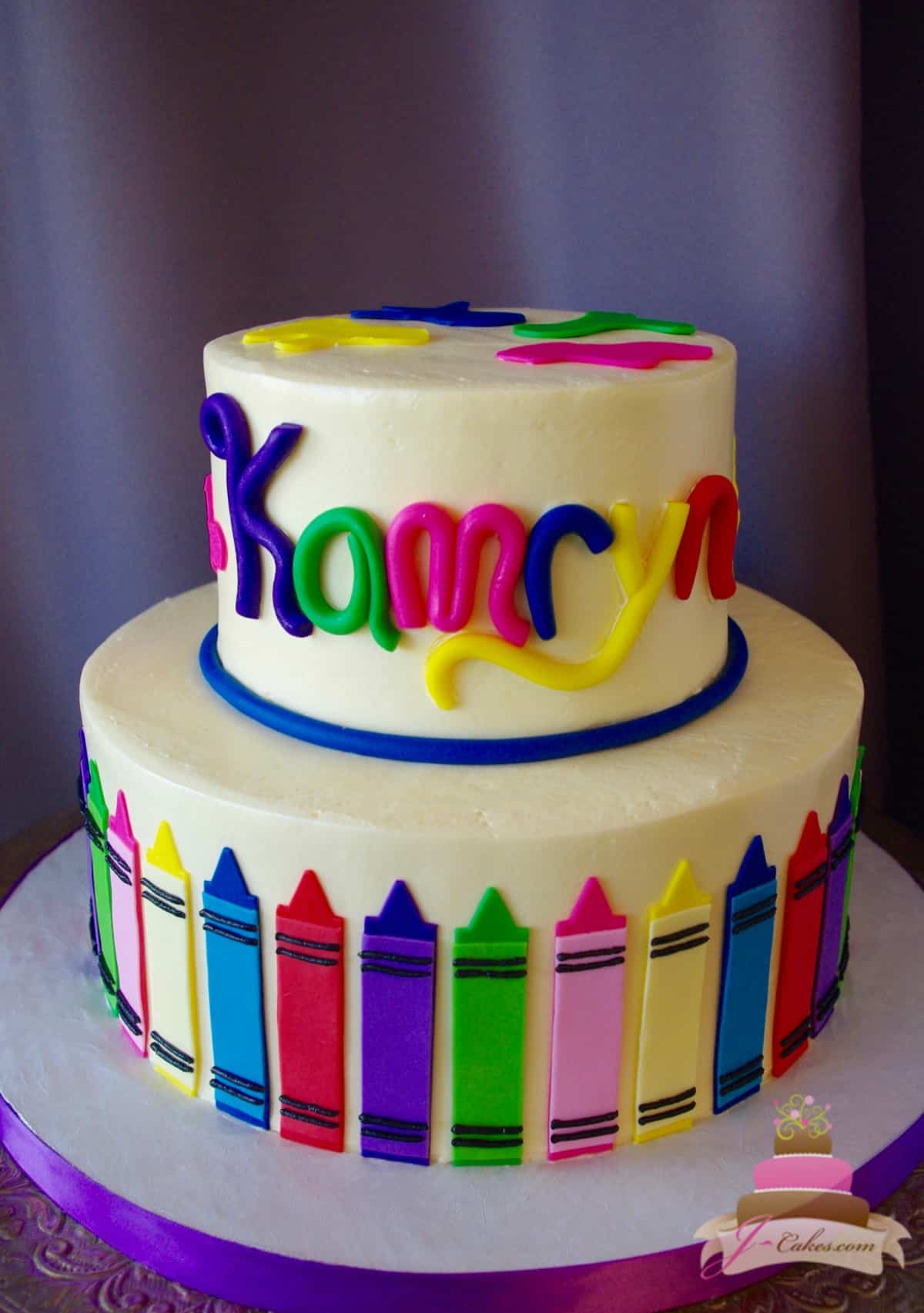 (521) Art Supplies Themed Cake