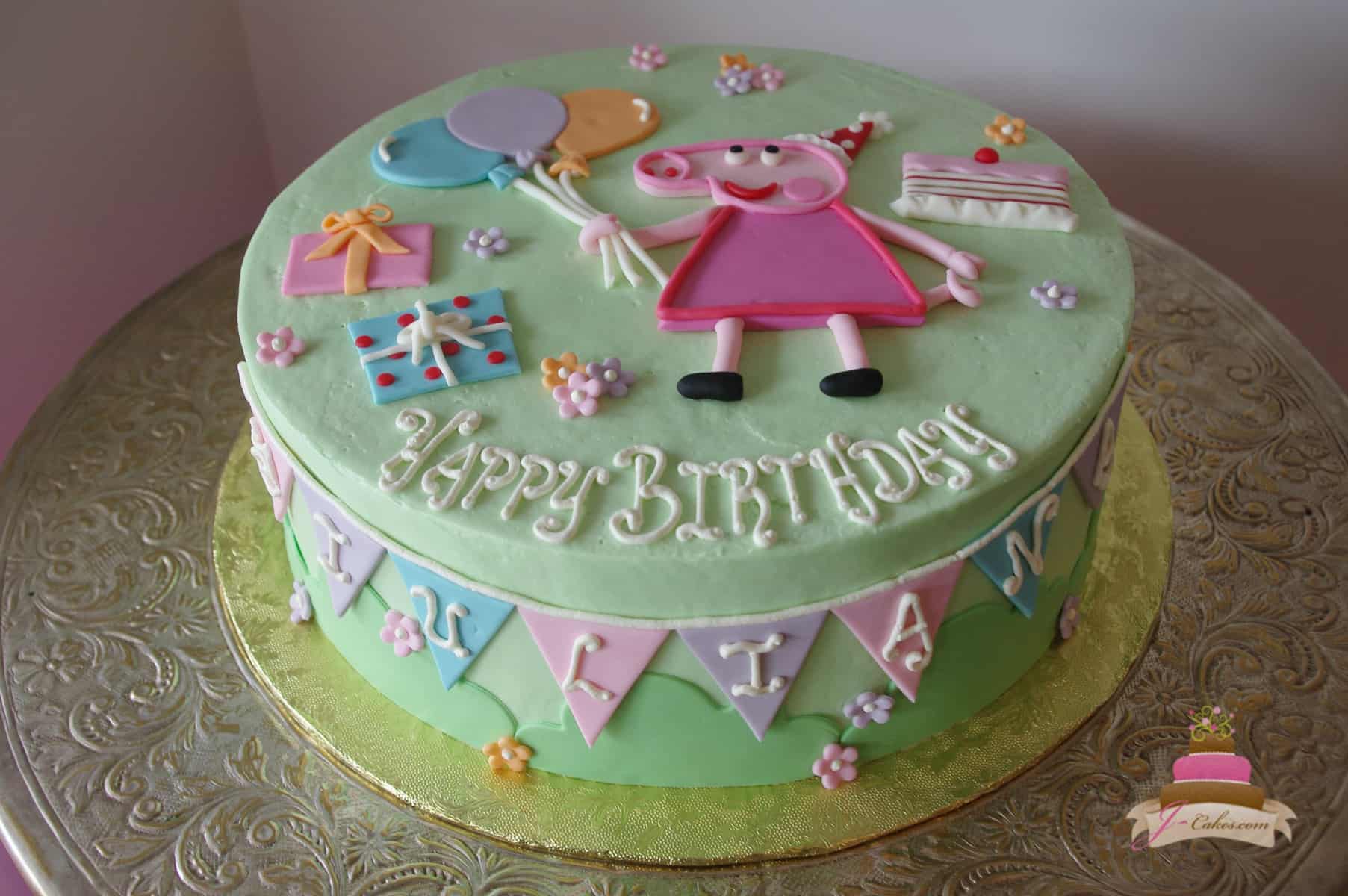 (483) Peppa Pig Cake