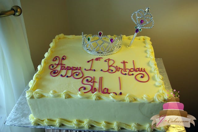(426) Princess Birthday Sheet Cake