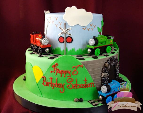 (468) Thomas the Tank Engine Birthday Cake