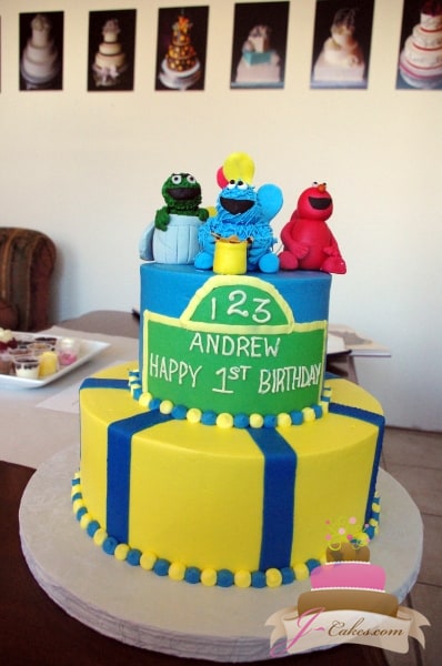 (416) Sesame Street Birthday Cake