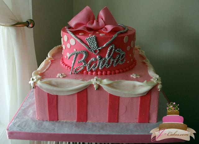 (434) Barbie Birthday Cake