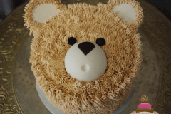 (527) Teddy Bear Face Cake