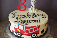 (547) Firefighter Theme Cake