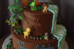 (557) The Good Dinosaur Tiered Cake