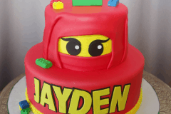 (561) LEGO Ninjago Tiered Cake